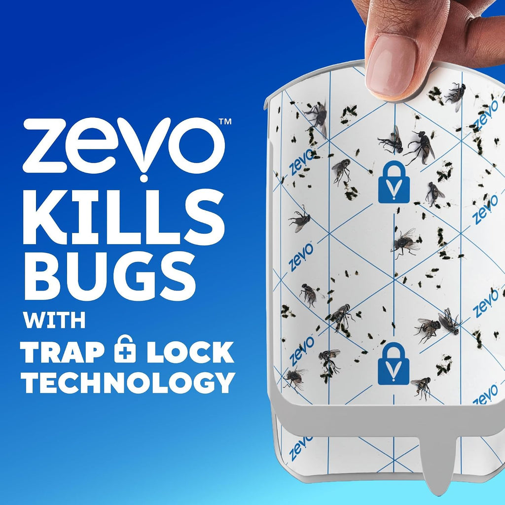 Zevo Trap & Lock Refills, 24/7 Continuous Catch, 12 count