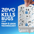 Zevo Trap & Lock Refills, 24/7 Continuous Catch, 12 count