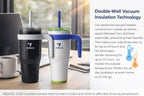 REDUCE 24 oz. Cold1 Tumbler, 2-Pack (Black & whitish)