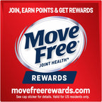 Move Free Advanced Glucosamine Chondroitin + Calcium Fructoborate Joint Support Supplement, Supports Mobility Comfort Strength Flexibility & Bone - 200 Tablets (100 servings)*