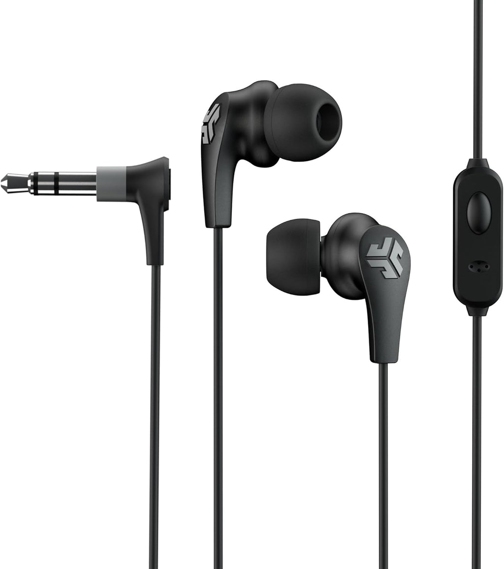 Jlab Audio JBudsPRO Premium in-Ear Earbuds with Mic, Guaranteed Fit, Guaranteed for Life - Black