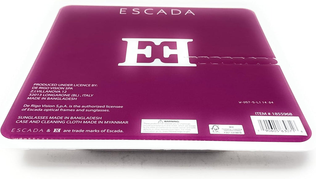 Escada Designer Women Sunglasses with Case- 100% UV Protection