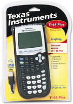 Texas Instruments TI-84 Plus Graphics Calculator, Black 320 x 240 pixels (2.8" diagonal)