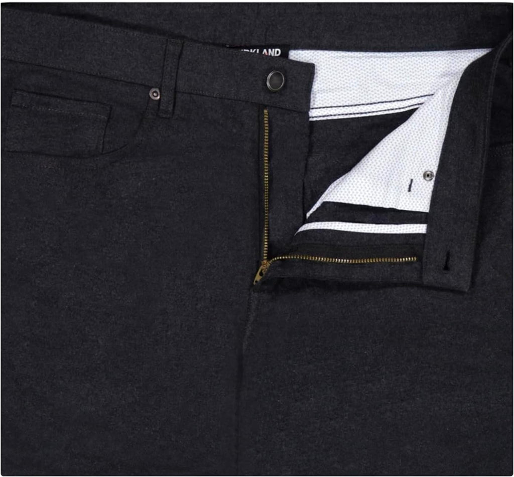 KIRKLAND Signature Men's Stretch Comfort Tapered Fit Brushed 5 Pocket Pant