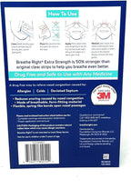 Breathe Right Nasal Strips, Extra Clear for Sensitive Skin, 72 Clear Strips