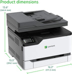 Lexmark MC3224adwe Color Multifunction Laser Printer with Print, Copy, Fax, Scan and Wireless Capabilities, Two-Sided Printing with Full-Spectrum Security and Prints Up to 24 ppm (40N9050)