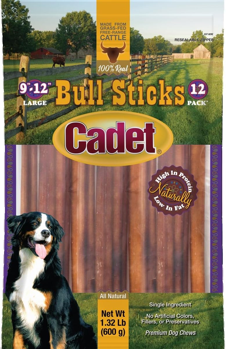 Cadet 9-12" Bull Sticks, 12 CountQ