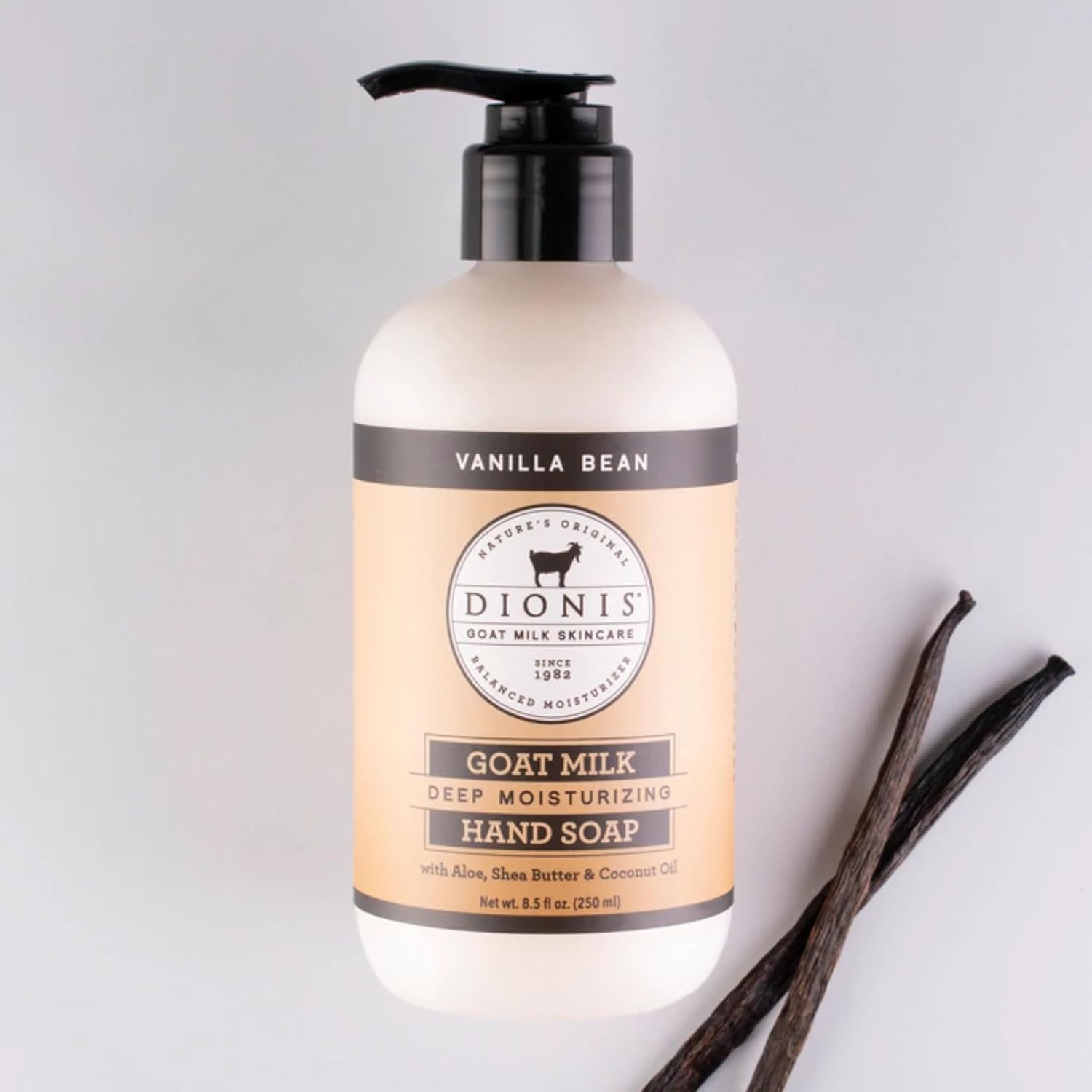 Dionis Goat Milk Vanilla Bean Hand Soap 8.5 oz (Pack of 1)