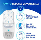 Zevo Trap & Lock Refills, 24/7 Continuous Catch, 12 count