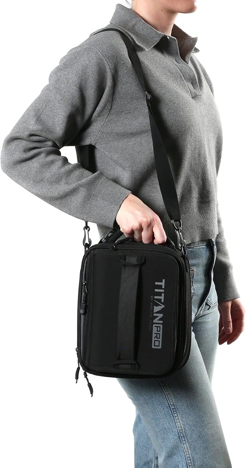 Titan PRO Expandable Lunch Box by Arctic Zone with Ice Walls® & Leak-Proof Bento, Keeps Food Cold Up to 6 Hours
