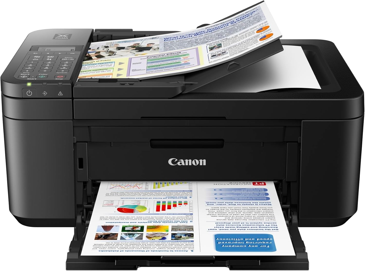 Canon PIXMA TR4520 Wireless All in One Photo Printer with Mobile Printing, Black, Works with Alexa
