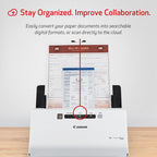 Canon imageFORMULA R40 - Office Document Scanner, Windows and Mac, Duplex Scanning, Easy Setup, Scans a Wide Variety of Documents, Scans to Cloud