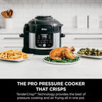 Ninja Foodi Pro Pressure Cooker 11-in-1 | 1460 Watts | 6.5 qt