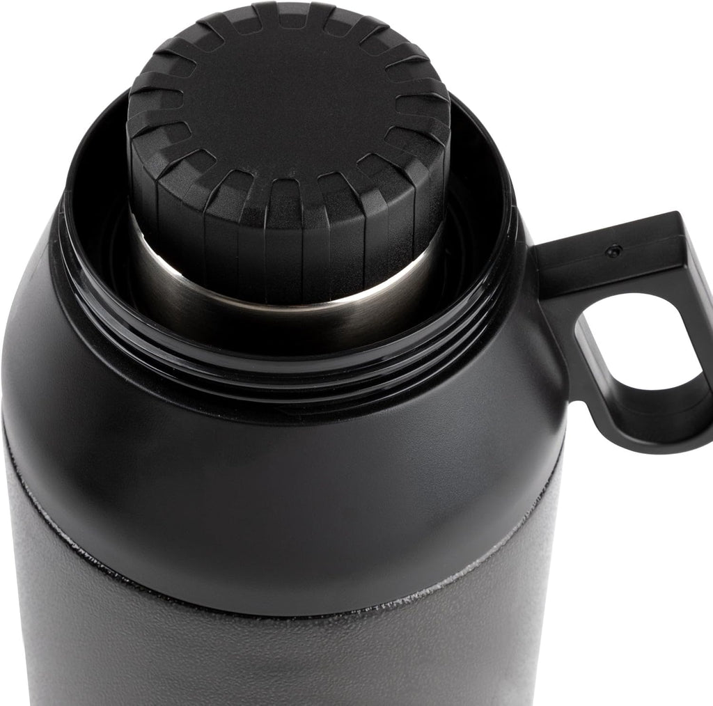 Manna Stack Stainless Steel Insulated Growler - 64 Oz - Onyx