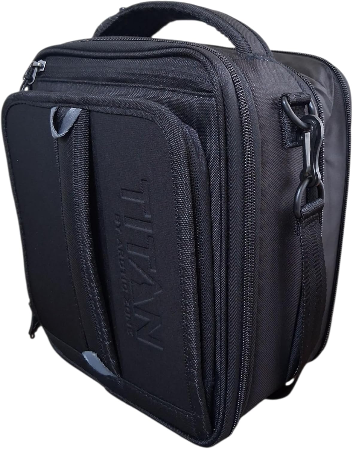 Titan by Arctic Zone Expandable Lunch Box – Insulated, Crush-Resistant Cooler with 2 Ice Walls & Leak-Proof Lining – Meal Prep Bag with Strap & Container for Work & Travel | Black (Black)