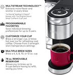 Keurig K-supreme Plus Single Serve Coffee Maker, Coffee Machine, MultiStream Technology, Customizable Strength and Temperature Settings, Programmable, 78oz Removable Reservoir, Stainless Steel
