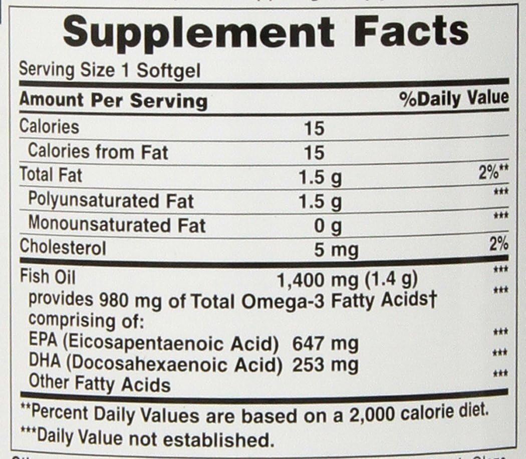 Natures Bounty Fish Oil