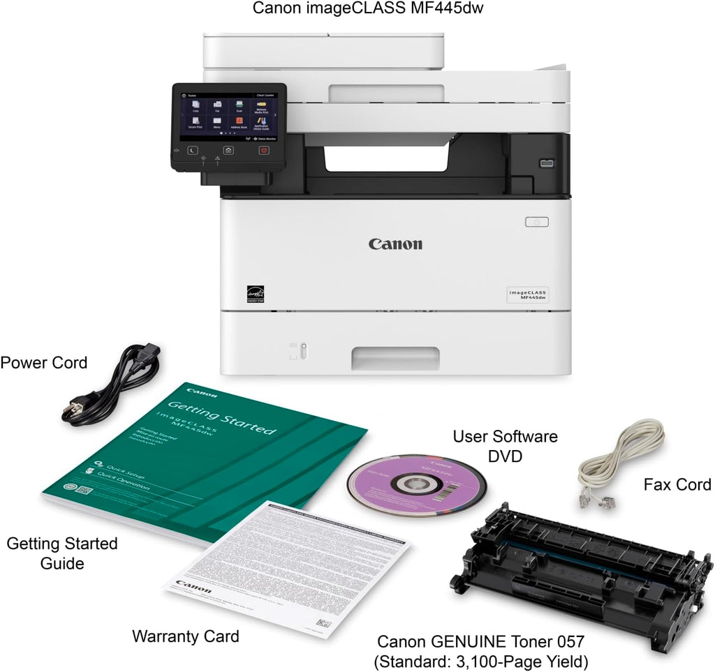 imageCLASS MF445dw - All-in-One, Wireless, Mobile-Ready Laser Printer with 3 Year Warranty