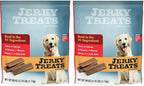 Jerky Treats Tender Strips Dog Snacks Beef 60 oz. 3.75 lbs - 2 Pack