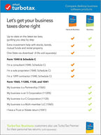 [Old Version] TurboTax Business 2020 Desktop Tax Software, Federal Return Only + Federal E-file [PC Disc]