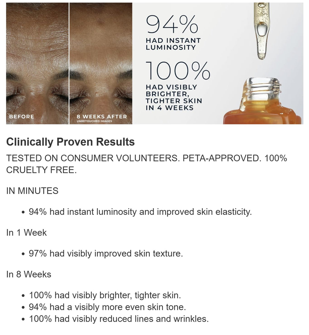 RoC Multi Correxion Revive and Glow Daily Vitamin C Serum Set, 1.0 FL OZ and 1.7 FL OZ Set, 2.7 FL OZ Total