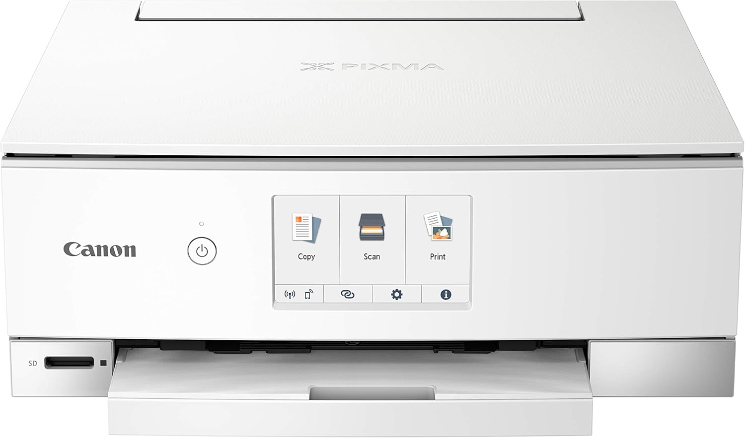 Canon TS8320 All in One Wireless Color Printer, Copier, Scanner, Home Inkjet Printerwith Mobile Printing, White, Works with Alexa