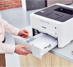 Brother HL-L3230CDW Compact Digital Color Printer Providing Laser Printer Quality Results with Wireless Printing and Duplex Printing, Amazon Dash Replenishment Ready, White