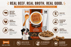 Nylabone Beef Broth Bones Dog Treats (Net 54Count), 2.38 Lb