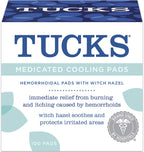 Tucks Medicated Cooling Pads, 100 Pads Per Box (5 Pack)
