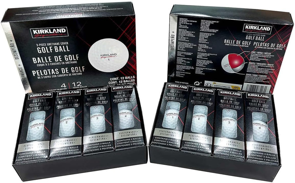 Kirkland Signature Three-Piece Golf Ball Performance Plus,Urethane Cover (24 Count)