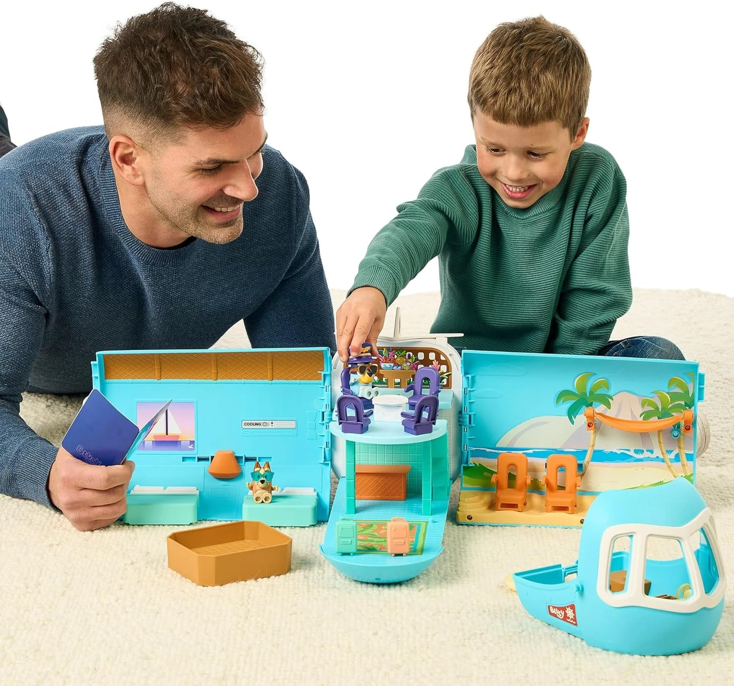 Bluey 3-in-1 Transforming Plane Ultimate Mega Set