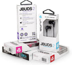 JLab Audio JBuds2 Premium in-Ear Earbuds Guaranteed Fit, Guaranteed for Life - Blue