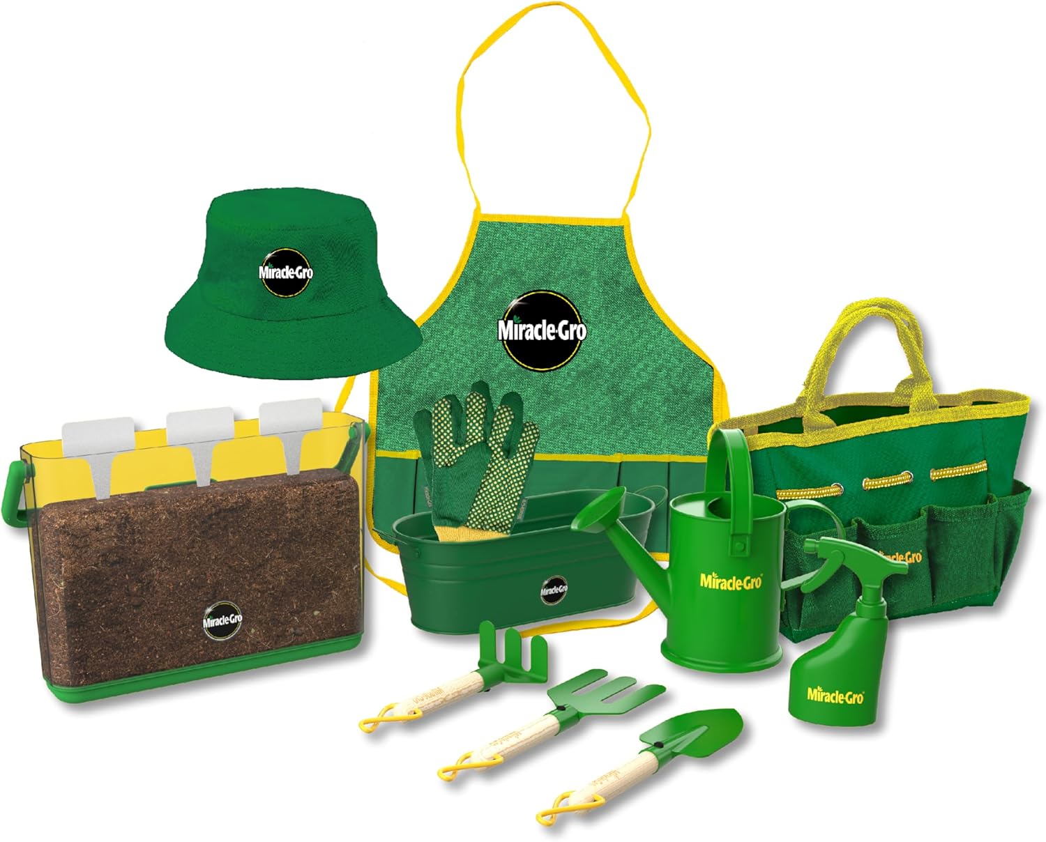 Red Toolbox Kids' Garden Tool Set Childrens 23-Piece Gardening Kit, Hands-on Learning Experience for Kids 3+