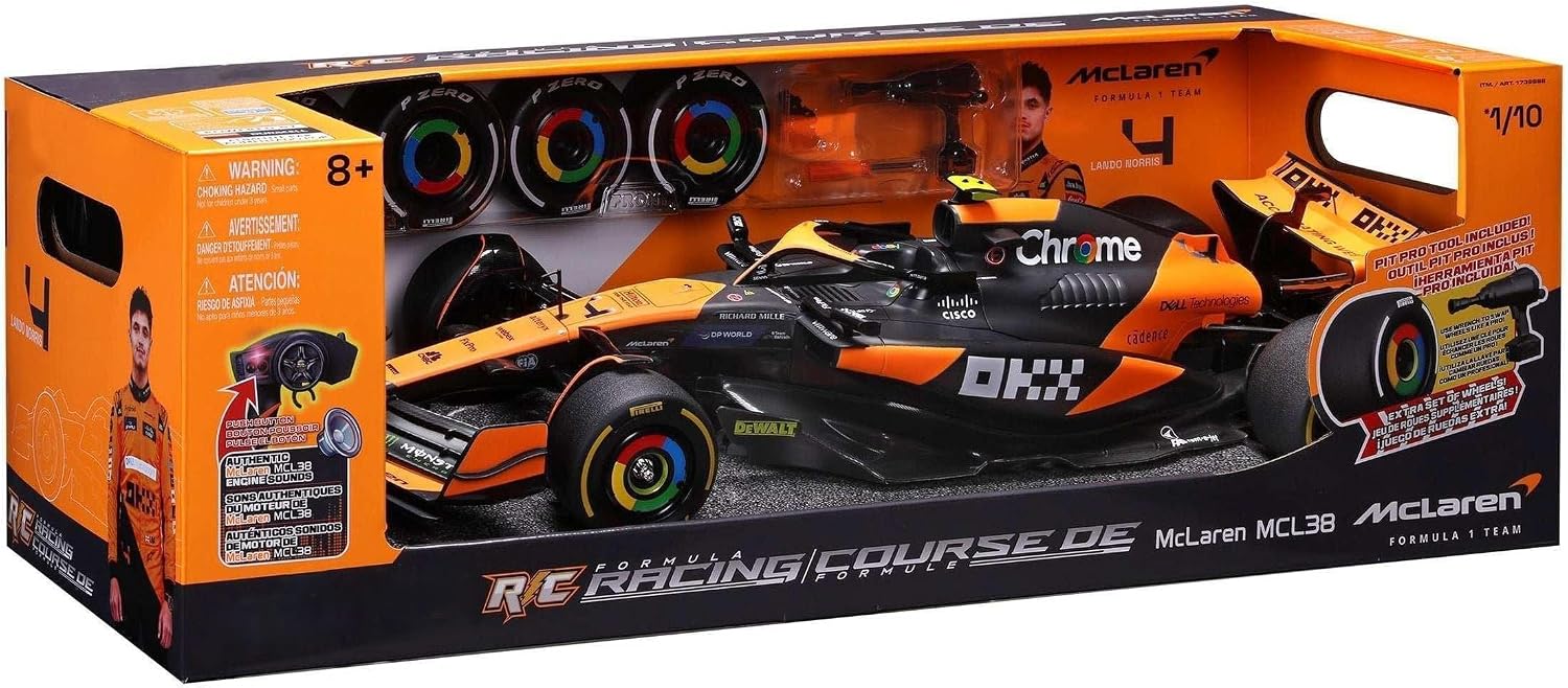 Maisto Tech RC F1 1:10 - Lando Norris #4 - McLaren MCL38 Miami Grand Prix 2024