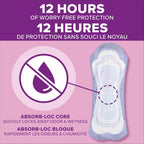 Poise Incontinence Pads for Women, Ultimate Absorbency, Long, Original Design, 108 Count (4 Packs of 27)