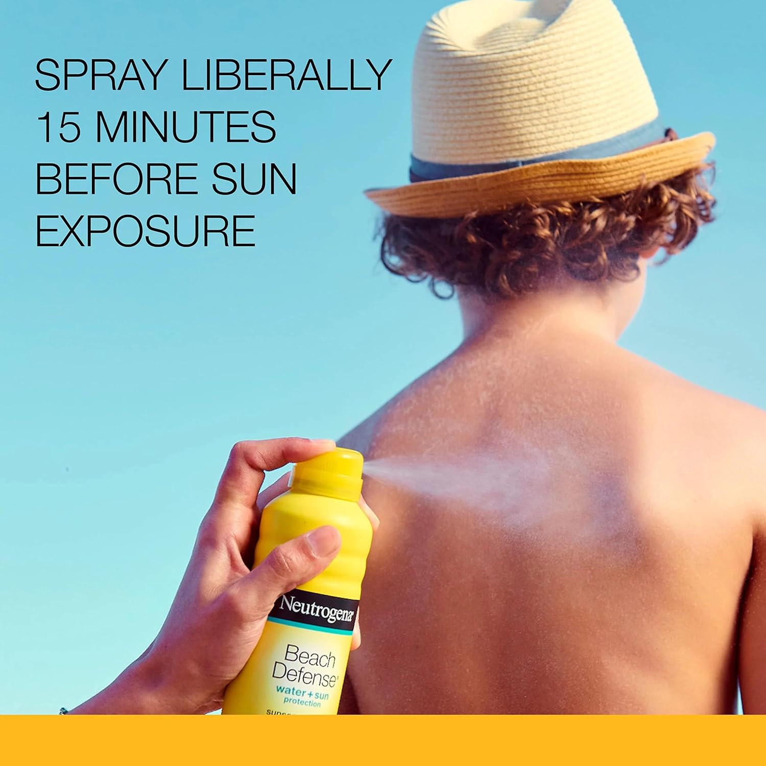 Neutrogena Beach Defense Water + Sun Protection Sunscreen Spray, SPF 60+, 2 pack 8.5 oz each