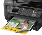 Epson WF-2760 All-in-One Wireless Color Printer with Scanner, Copier, Fax, Ethernet, Wi-Fi Direct & NFC, Works with Alexa