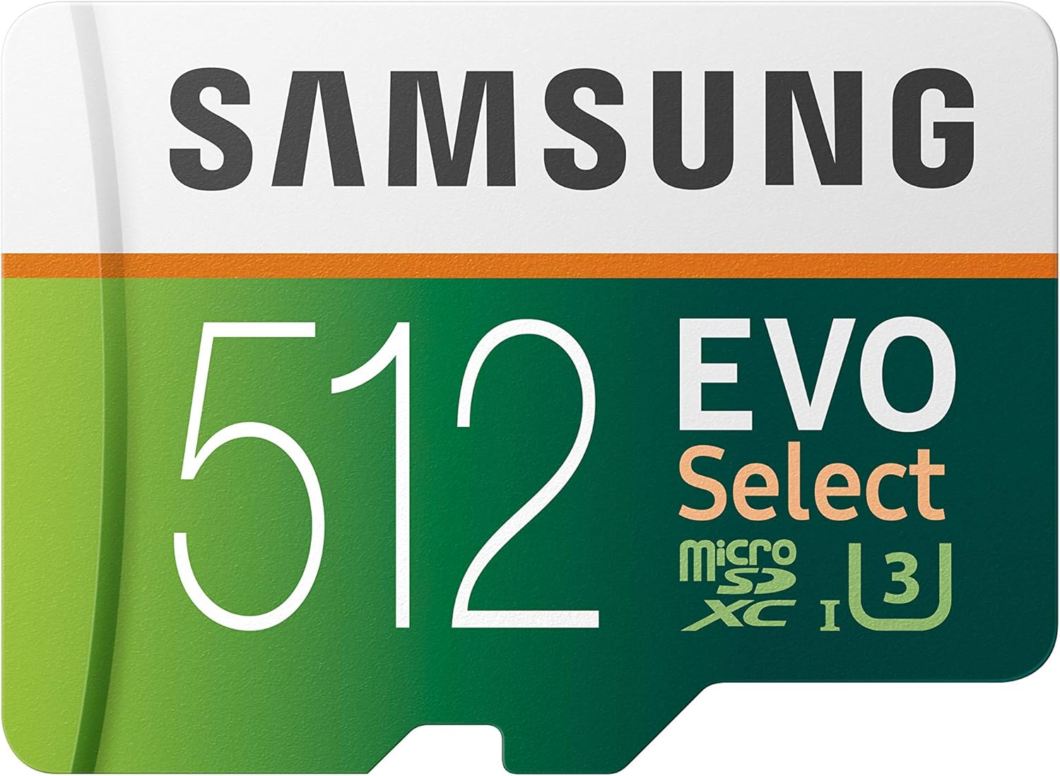 Samsung (MB-ME512GA/AM) 512GB 100MB/s (U3) MicroSDXC Evo Select Memory Card with Adapter