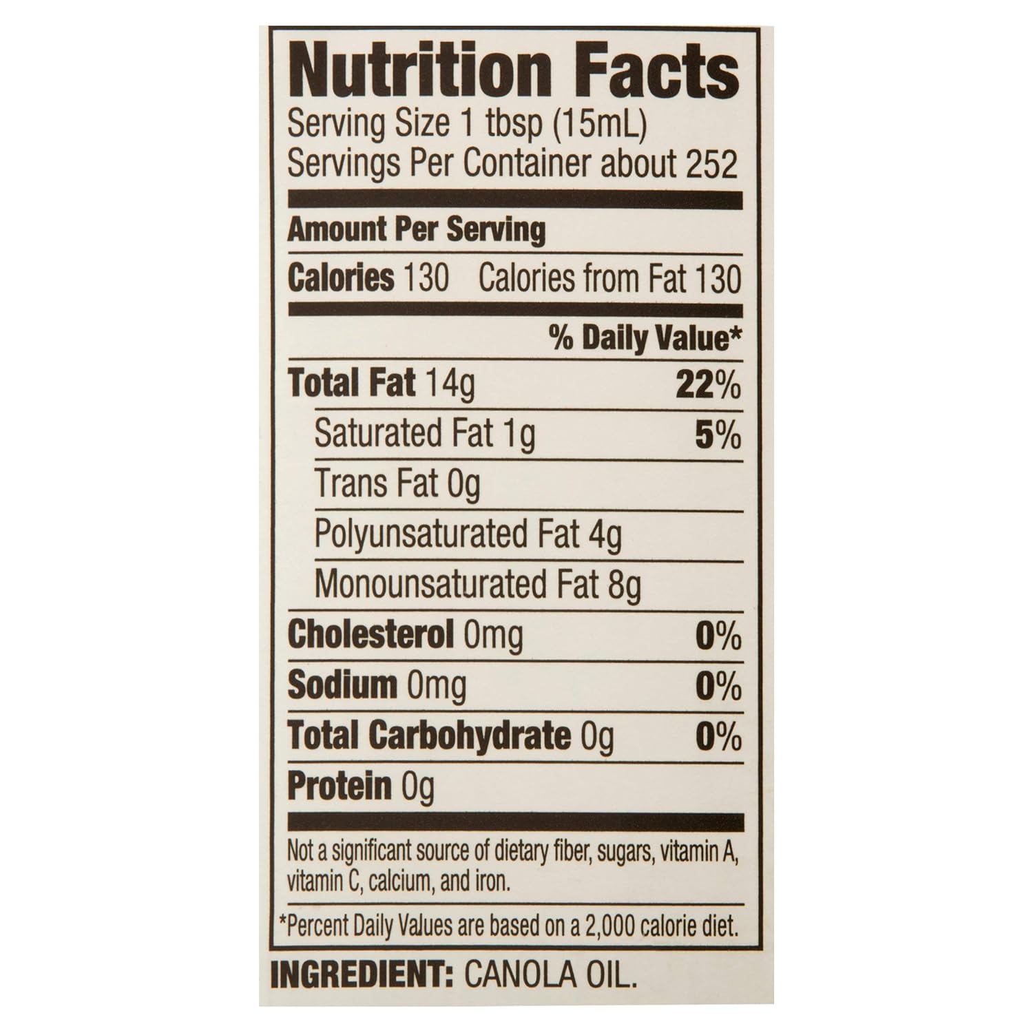 Wesson Canola Oil, 5 qt., 5 Lb