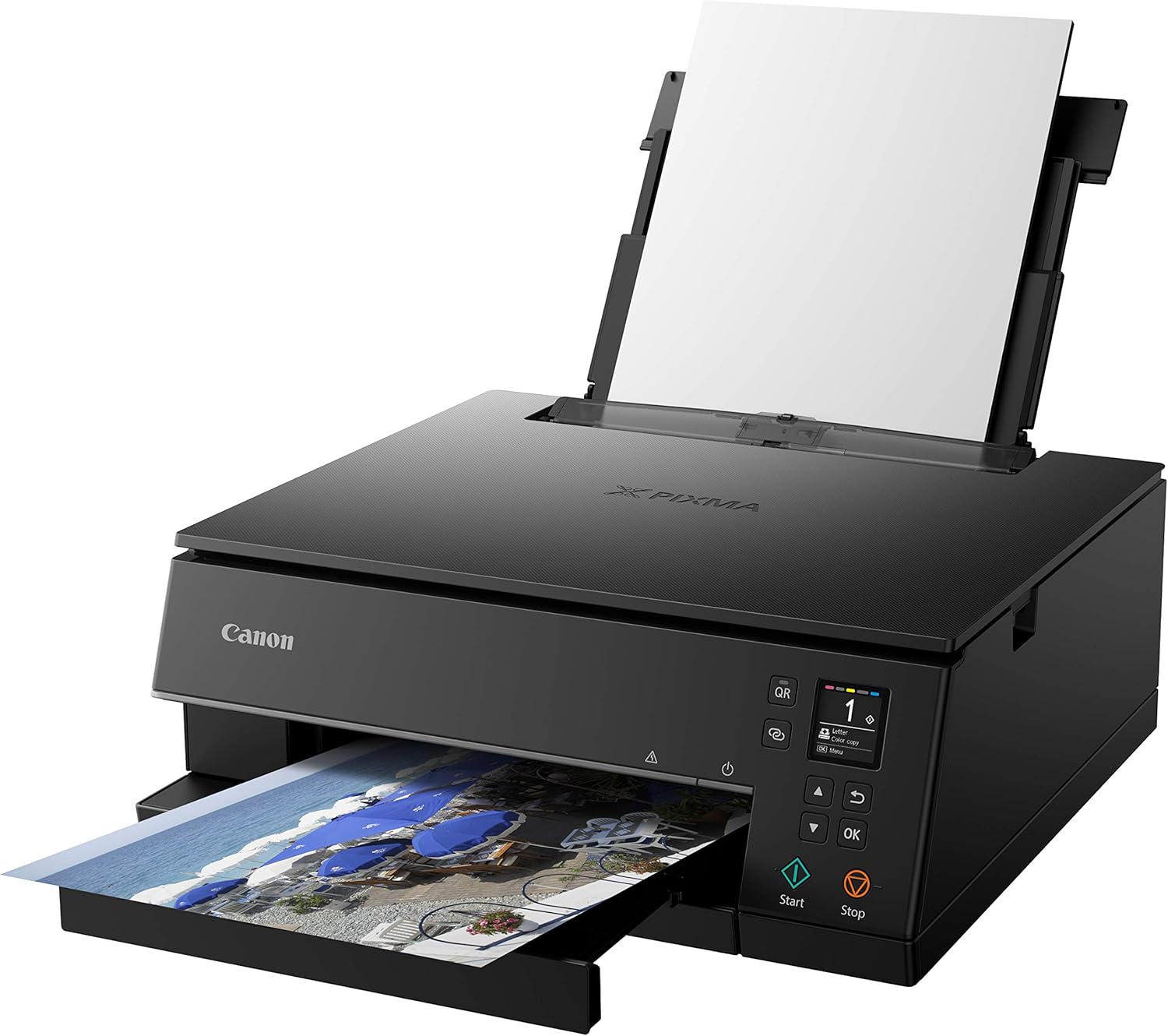 Canon Pixma TS6320 Wireless All-in-One Photo Printer with Copier, Scanner and Mobile Printing, Black, Amazon Dash Replenishment