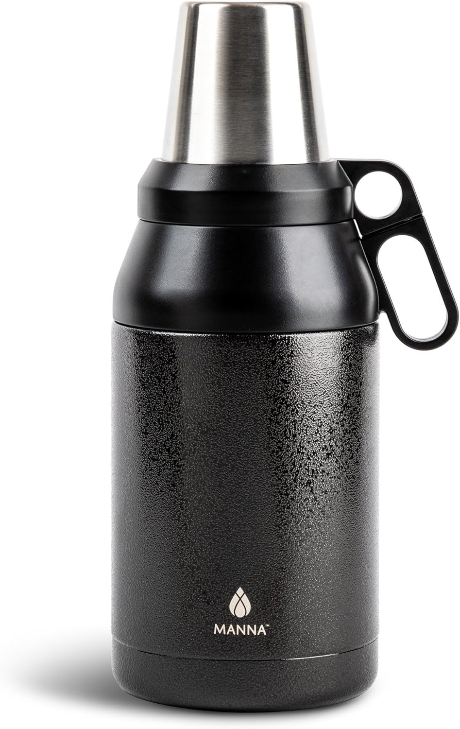 Manna Stack Stainless Steel Insulated Growler - 64 Oz - Onyx