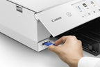 Canon TS8320 All in One Wireless Color Printer, Copier, Scanner, Home Inkjet Printerwith Mobile Printing, White, Works with Alexa