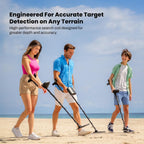 Bounty Hunter TK4 Tracker IV Metal Detector – All-Terrain Gold, Silver, Coin & Relic Finder with 8" Waterproof Coil, 3 Detection Modes – for Adults & Kids – Made in USA
