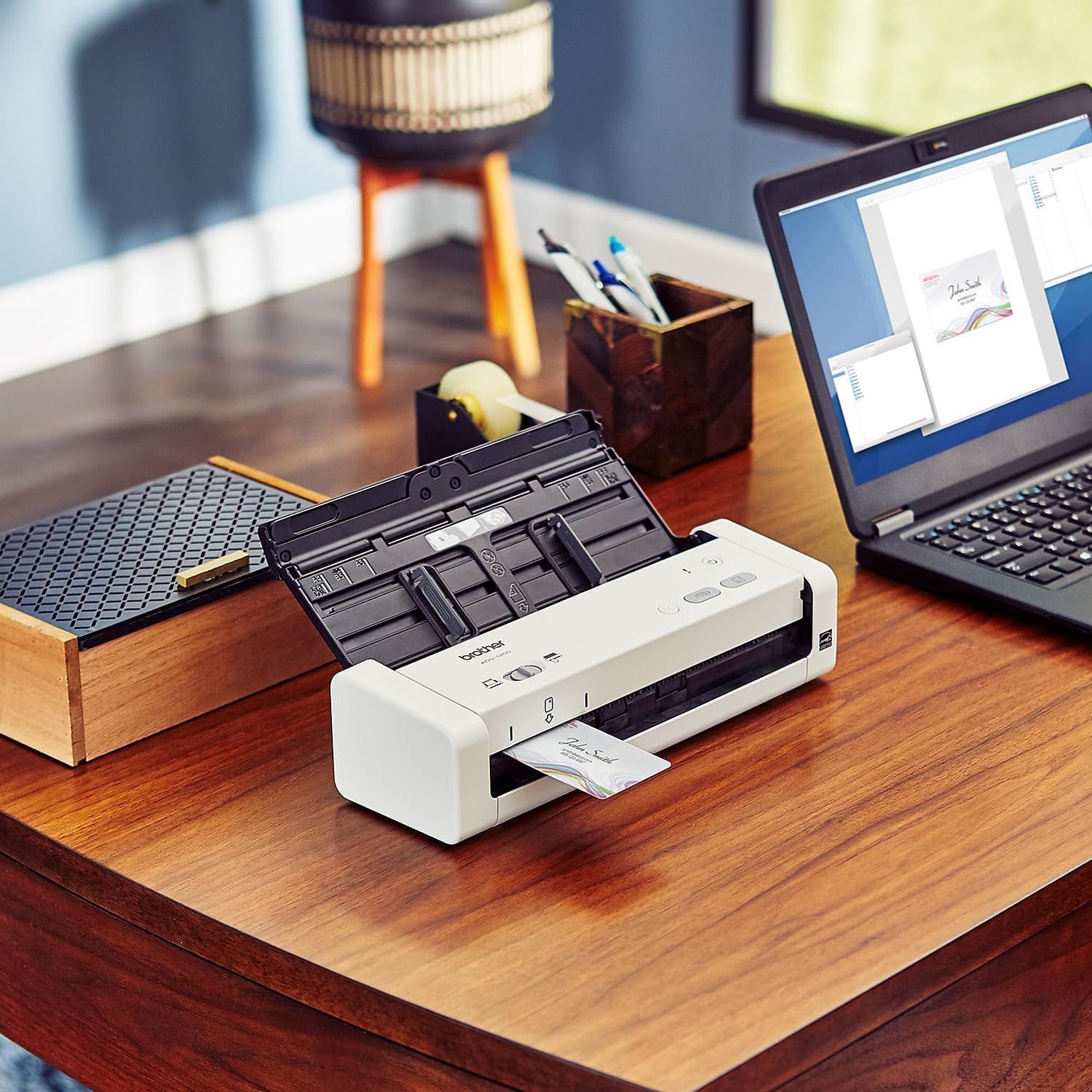 Brother Easy-to-Use Compact Desktop Scanner, ADS-1200, Fast Scan Speeds, Ideal for Home, Home Office or On-The-Go Professionals