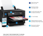 Epson Workforce Pro WF-7310 Wireless Wide-Format Printer with Print up to 13" x 19" Auto Double-Sided Printing max 11" x 17", 500-sheet Capacity, 2.4" Color Display, Smart Panel App - Black