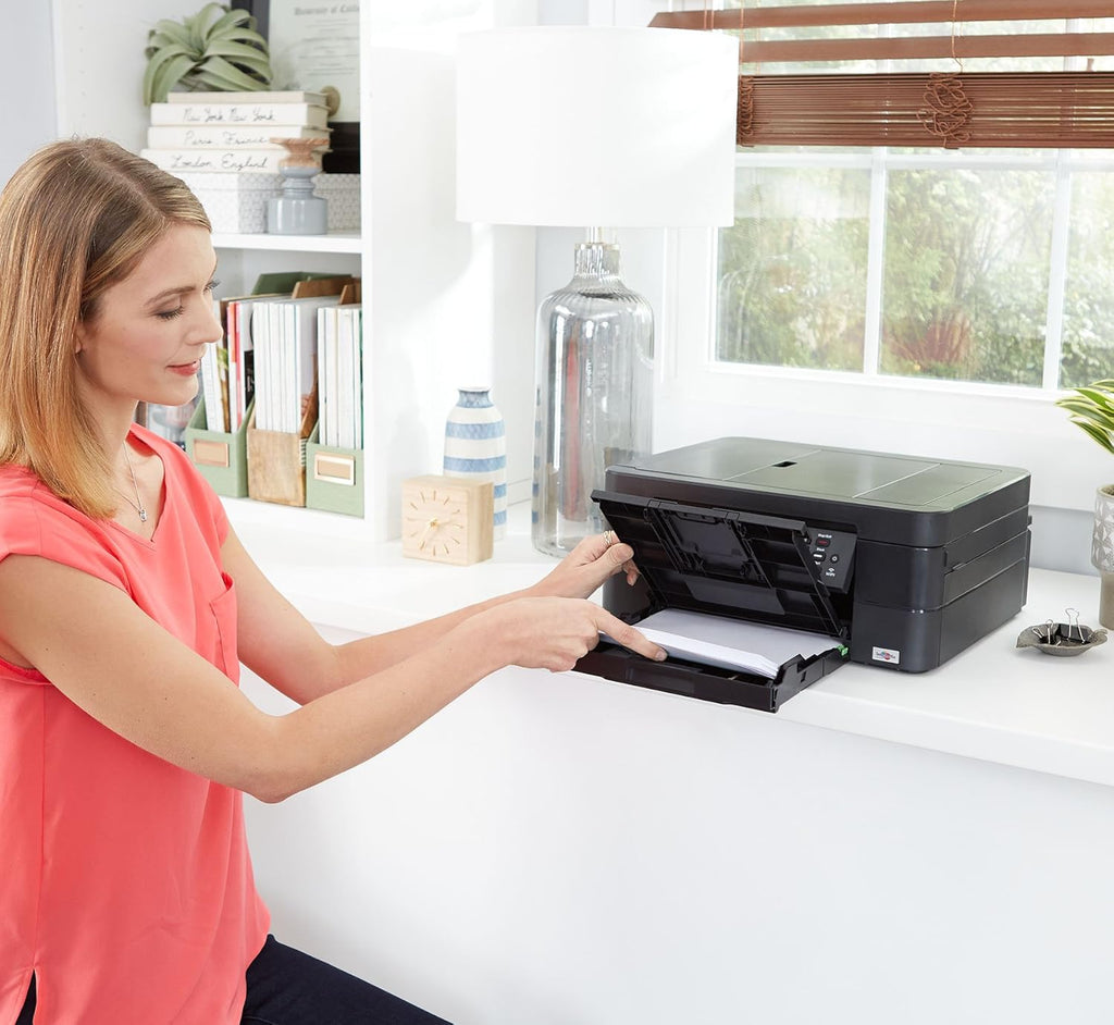 Brother Wireless All-in-One Inkjet Printer, MFC-J491DW, Multi-function Color Printer, Duplex Printing, Mobile Printing,Amazon Dash Replenishment Enabled, Black, 8.5 (MFCJ491DW)