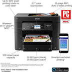 Epson WorkForce Pro WF-4730 Wireless All-in-One Color Inkjet Printer, Copier, Scanner with Wi-Fi Direct, Amazon Dash Replenishment Ready