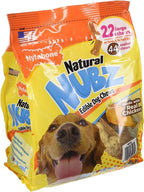 (Pack of 2) Nylabone Natural Nubz Edible Dog Chews 22ct. (2.6lb/Bag) -Total 5.2lb