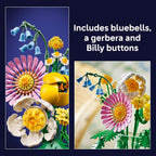 LEGO Botanicals Petite Sunny Bouquet Building Toy - DIY Floral Arrangement for Girls & Boys, Ages 9+ - Gift for Birthdays - Bedroom, Desk, Home Decor - 10347