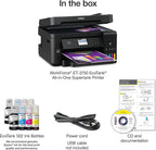 Epson Workforce ET-3750 EcoTank Wireless Color All-in-One Supertank Printer with Scanner, Copier and Ethernet